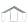 Xpt033 Outdoor Chicken Coop Metal Big Space - Silver Gray - Image 5