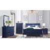 Charlston - King Bed With LED - Blue - Image 7
