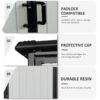 5X3Ft Outdoor Storage Shed Waterproof Resin Cabinet With Lockable Doors For Bikes And Patio Furniture - Black - Image 3