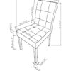 Andover - Parson Dining Chair (Set of 2) - Stone Gray - Image 9