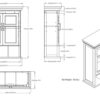 Avington - Two Door Wall Cabinet With Cubbies - Pure White - Image 8