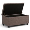 Sienna - Storage Ottoman Bench - Fawn Brown - Image 3