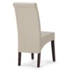 Avalon - Deluxe Parson Dining Chair (Set of 2) - Satin Cream - Image 6
