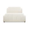 Addison - King Tufted Panel Bed Frame - Cloud White - Image 7