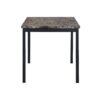 5 Piece Dinning Set With Faux Marble Top, Table & 4 Chairs - Black - Image 9