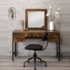 Juvanth - Rustic Vanity Desk Mirror - Oak - Image 6