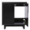 Bathroom Vanity Set With Sink, Combo Cabinet, Bathroom Storage Cabinet, Solid Wood Frame - Black - Image 17