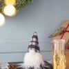 3 Pieces Sitting Gnome, Christmas Table Home Ornaments For Holiday Party Gifts - White / Gray - Image 5