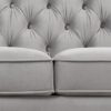Ken - Upholstered Button Tufted Sofa - Opal Gray - Image 7
