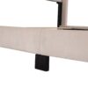 Queen Size Upholstered Platform Bed, Box Spring Needed - Beige - Image 7