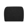 Bridge - Arched Upholstered Footstool Ottoman - Ebony Black - Image 4