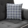 Austin - Modern Sleeper Sofa With 2 USB Charging Ports And 4 Accent Pillows - Gray - Image 4