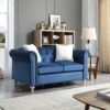 Chic Loveseat - Navy Blue - Image 4