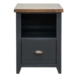 Essex - Drawer File - Black, Whiskey