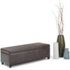 Avalon - Storage Ottoman Bench - Distressed Brown - Image 8