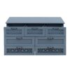 7 Drawer Cabinet, American Furniture, Suitable For Bedroom, Living Room, Study - Blue - Image 15