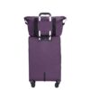 5 Piece Set (18/23/27/Travelbag /Toiletry Bag), Softshell Suitcase Spinner Wheels Terylene Polyester Luggage Sets Carry On Suitcase Luggage Lightweight Durable Suitcase - Purple - Image 8