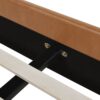 Aspen - King Vertical Tufted Headboard Platform Bed Set - Caramel Tan Brown - Image 7