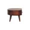 Mini Chesnut Wave Coffee Table - Chestnut - Image 7