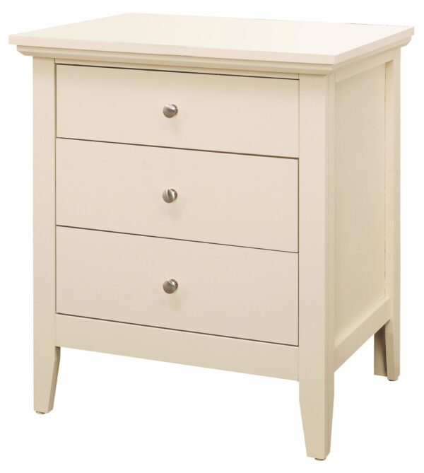 3 Drawer Nightstand - Beige