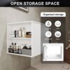Modern 24" Bathroom Vanity, Suitable For Small Bathroom Spaces - White Oak - Image 9