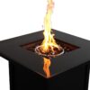 Outdoor Fire Pit For Outdoor Home Garden Backyard Fireplace - Black - Image 3