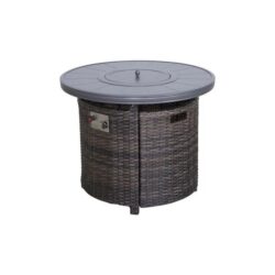 Propane Outdoor Fire Pit Table - Espresso