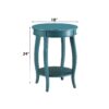 Aberta - Accent Table - Teal - Image 5