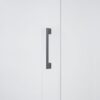 Queen Size Murphy Wall Bed With Closet, Space Saving Design - White - Image 8