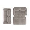 Queen Pull Out Sofa Bed, 3 In 1 Convertible Sleeper Sofa Multifunctional Velvet Loveseat Bed - Gray - Image 14