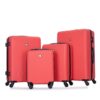 Luggage 4 Piece Lightweight Suitcase With Rotating Wheels, 24" And 28" With Tsa Lock, (16/20/24/28) - Red - Image 18