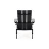 Aurascape - Outdoor Acacia Wood Foldable Adirondack Chair - Black - Image 9
