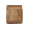 Extra Mini Wall Mounted Curved Nightstand With Open Slot - Brown - Image 2