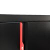 Steel Filing Cabinet With Compartments For Office Use, Storage, File Storage, Archives, And High And Low Cabinets - Black / Red - Image 19