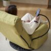 Adjustable Swivel Lounge Chair With 360 Degree Rotating Seat And Headrest Support Leisure Chair Deck Chair Game Chair For Living Room - Green - Image 16