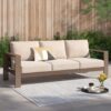 Sofa, Wood Grained - Light Brown - Image 8