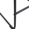 (Set of 2) Modern Minimalist Style Material Bar Stools, Suitable For Kitchen, Bar And Modern Home Design - Black - Image 14