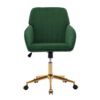 Adjustable Office Chair, Ergonomic Swivel Chair, Backrest Seat, Comfortable For Long Sitting - Green - Image 5