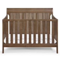Shailee - 4 In 1 Convertible Crib - Brown, Brown Stone