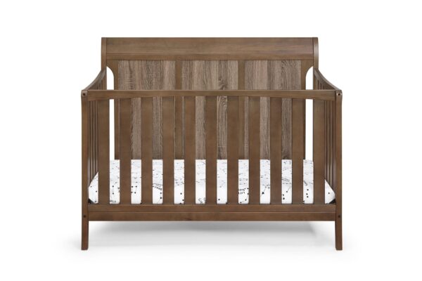 Shailee - 4 In 1 Convertible Crib - Brown, Brown Stone
