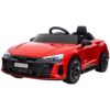 Aosom - Kids Ride On Car, 12V Licensed Audi Rs E-Tron Gt 3.1 Mph Electric Car For Kids, Ride-On Toy For Boys And Girls With Remote Control, 4 Wheels With Suspension, Horn, Music, Lights - Red - Image 10