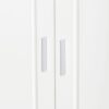 4 Door Sideboard Storage Cabinet With Door Shelf For Living Room And Dining Room, 2 Large Cabinets With Adjustable Shelf - White - Image 22
