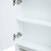 Wall Mounted Bathroom Storage Cabinet With Mirror Door, Medicine Cabinet, Over The Toilet Storage Cabinet With Shelves And Towel Rack - White - Image 15