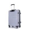 Hardshell Suitcase Double Spinner Wheels Pp Luggage Sets Lightweight Durable Suitcase With Tsa Lock, 3 Piece Set (20/24/28) - Silver - Image 11