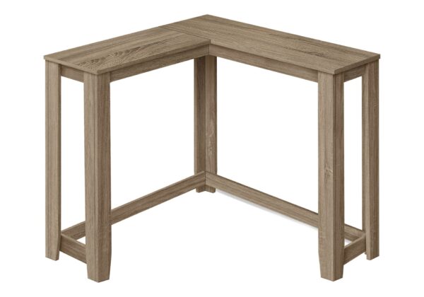 Corner Accent Console Table For Entryway, Contemporary And Modern - Taupe
