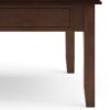 Artisan - Square Coffee Table - Russet Brown - Image 6