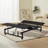Adjustable Bed Base Frame Queen With Head And Foot Incline And Wireless Remote - Antique Black - Image 2