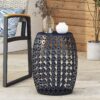Metal End Table Large - Navy Blue - Image 4