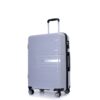 Hardshell Suitcase Double Spinner Wheels Pp Luggage Sets Lightweight Durable Suitcase With Tsa Lock, 3 Piece Set (20/24/28) - Silver - Image 10