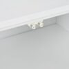 Creative Carved 4 Door Sideboard With Handleless Press To Open Design - White - Image 12